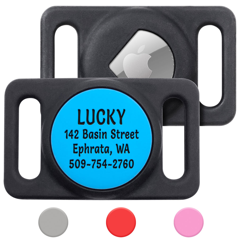 AirTag Dog Collar Holder, Personalized