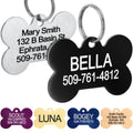 Bone Dog Tag in Stainless Steel