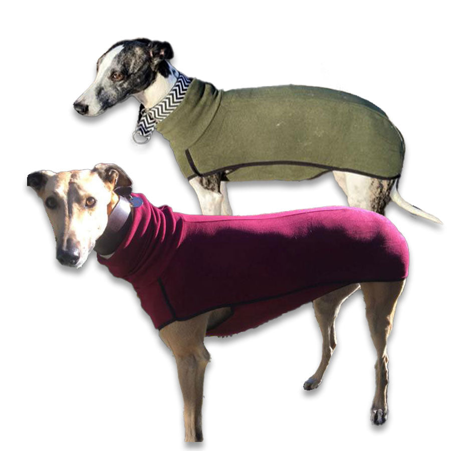 Fleece Sighthound Base-Layer Coat with Underbelly and Snood
